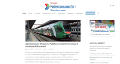 Desktop Screenshot of federconsumatoribologna.it