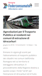 Mobile Screenshot of federconsumatoribologna.it